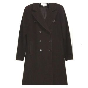 Larry Levine Lambswool & Cashmere Coat